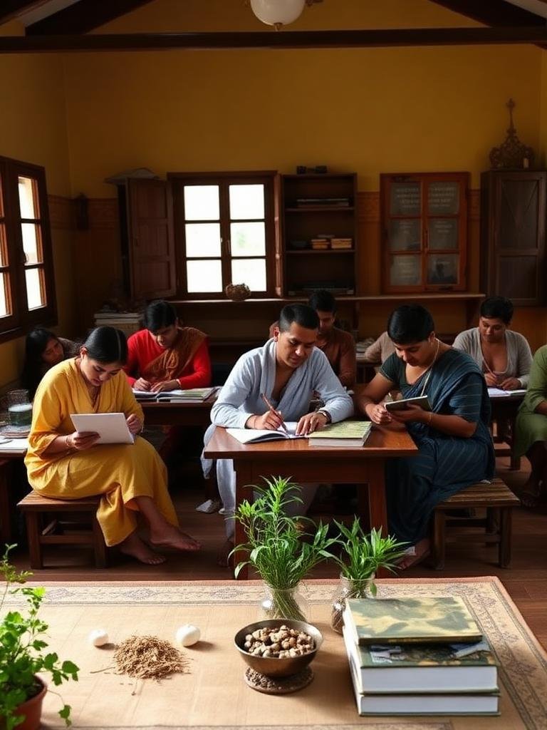 Students at Haritha Yogshala Rishikesh